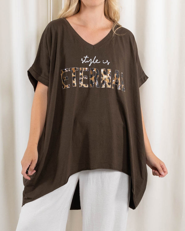 Aura t-shirt/tunika, Choko