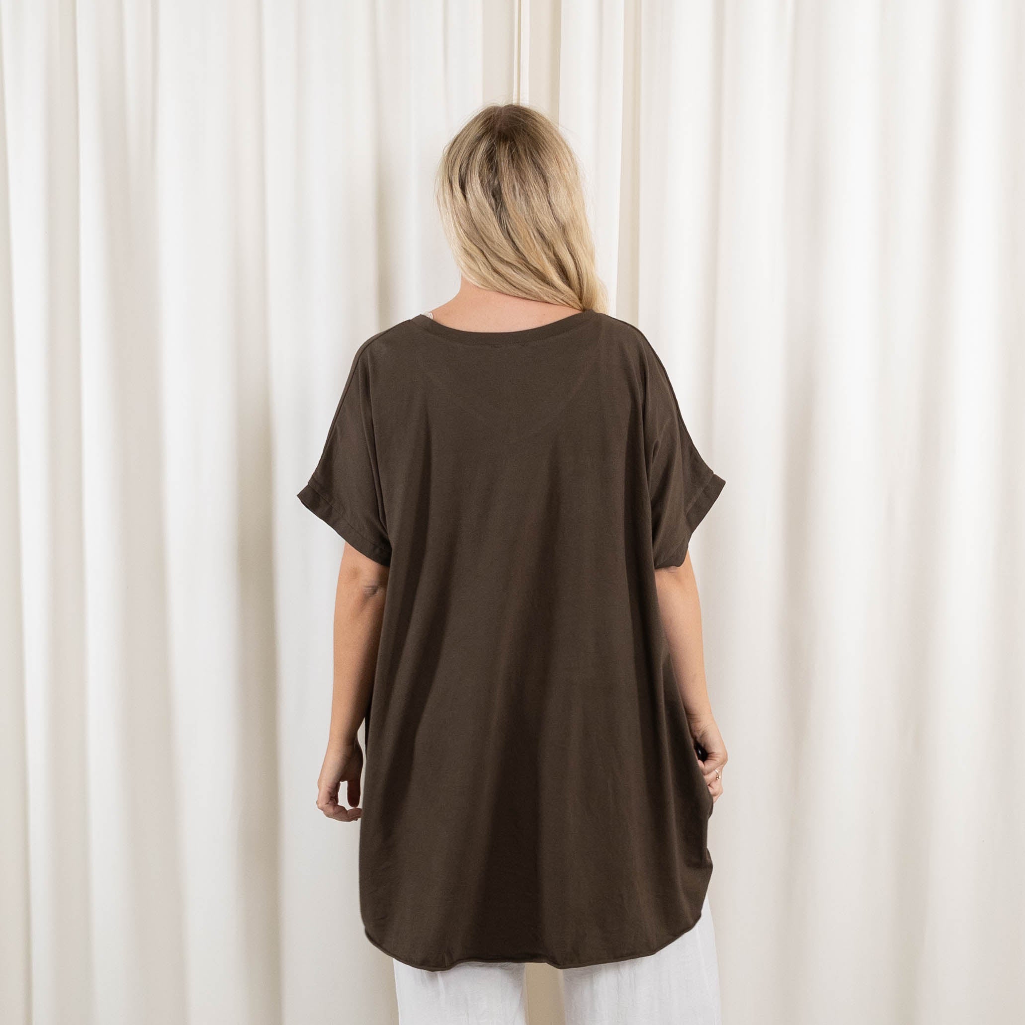 Aura t-shirt/tunika, Choko
