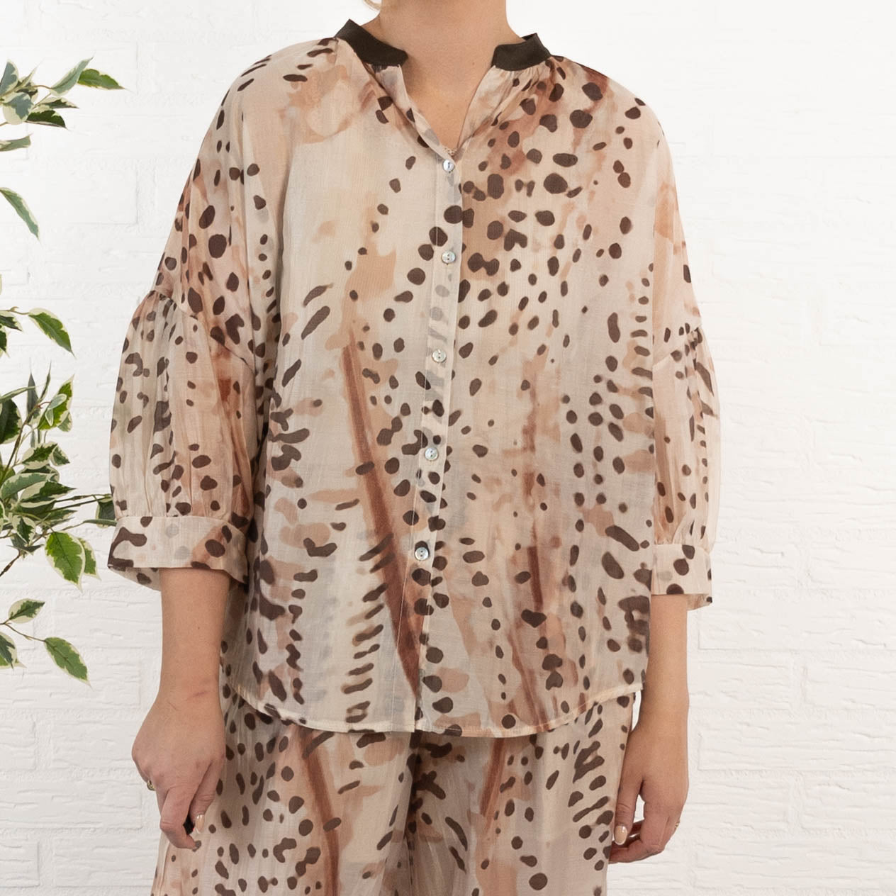 Agnes skjorte, Beige