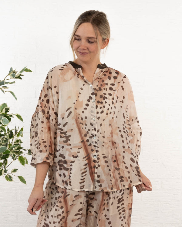 Agnes skjorte, Beige