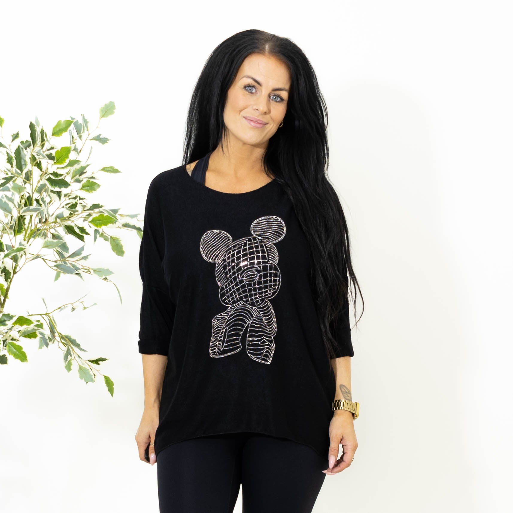 Ingrid strik, Sort