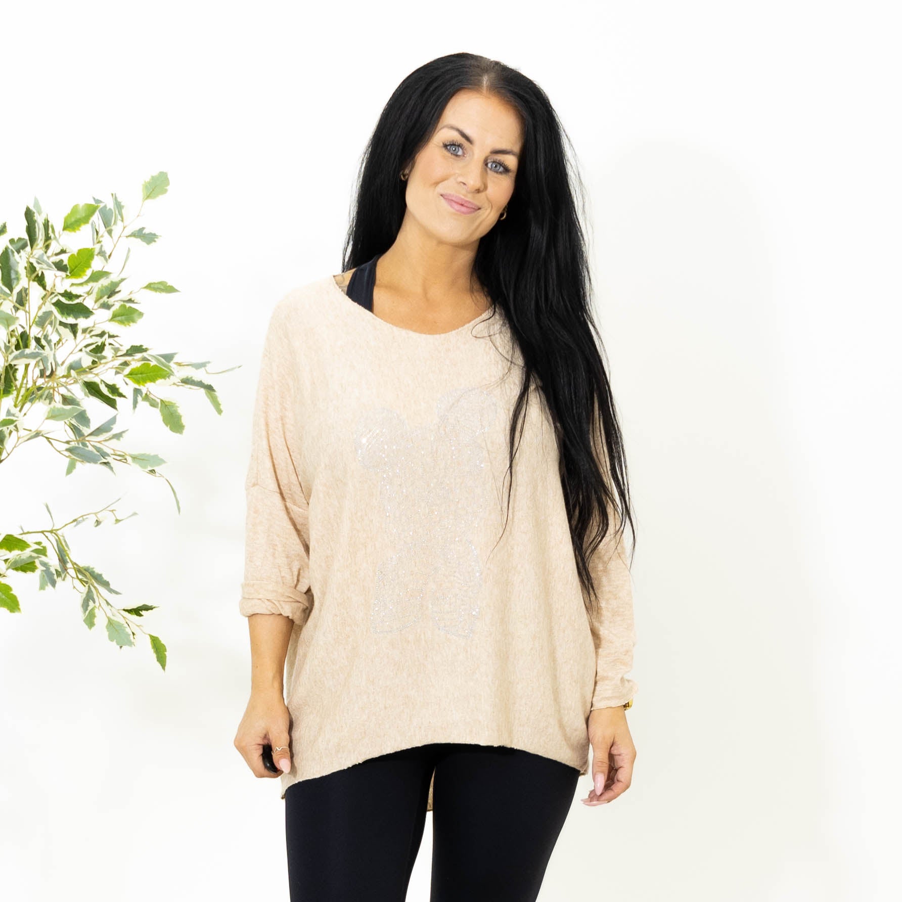 Ingrid strik, Beige