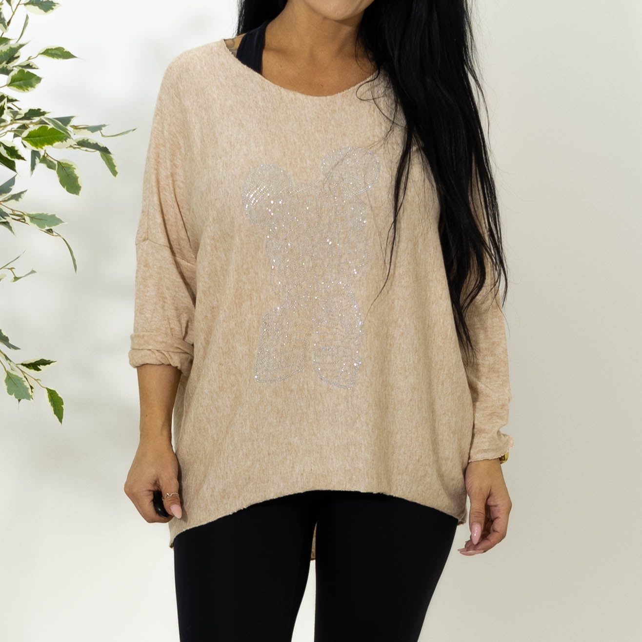 Ingrid strik, Beige