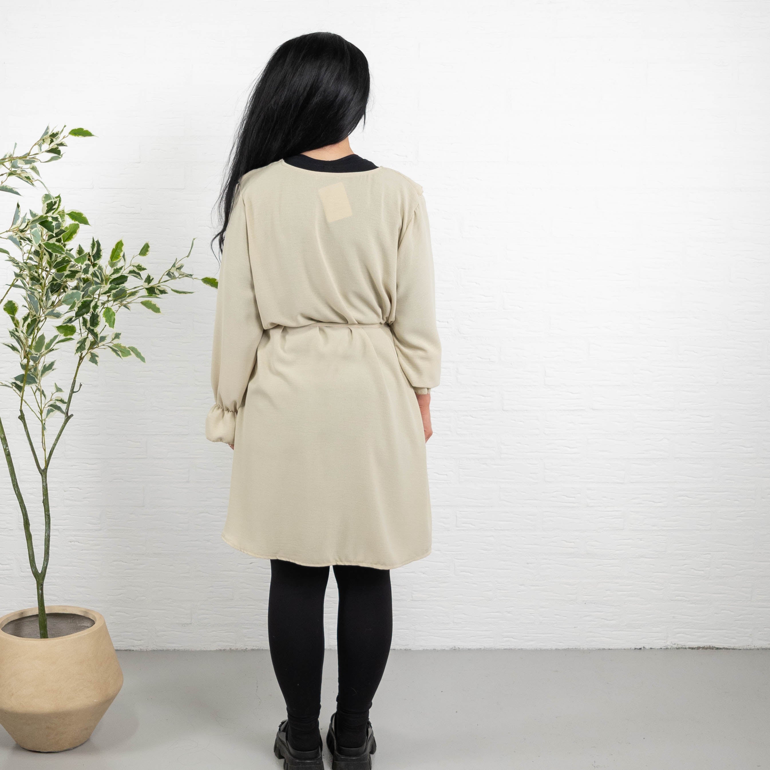 Marlene tunika/kjole, Beige