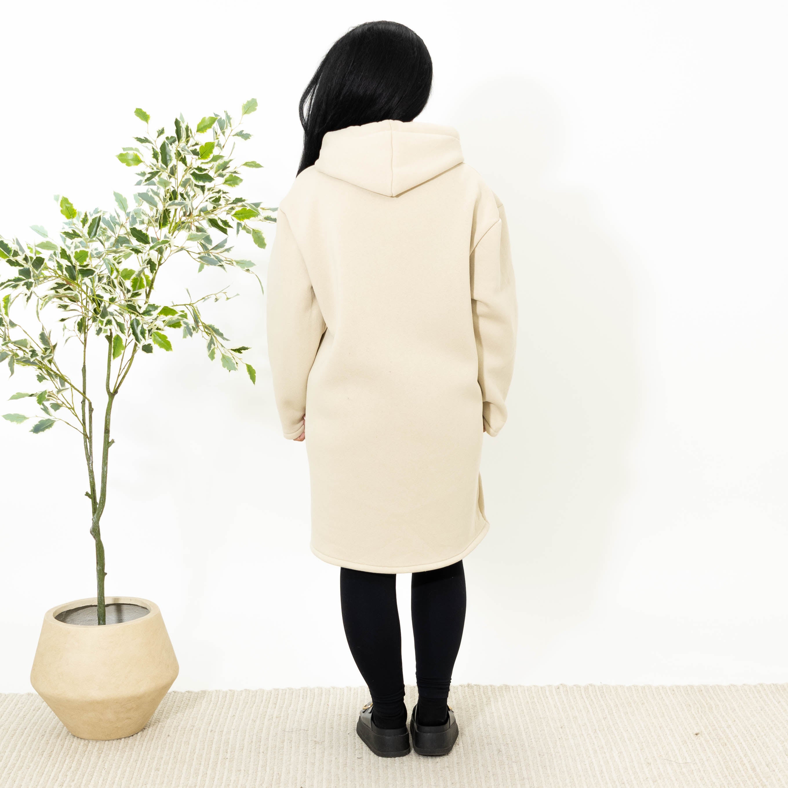 Belinda sweatshirt jakke, Beige