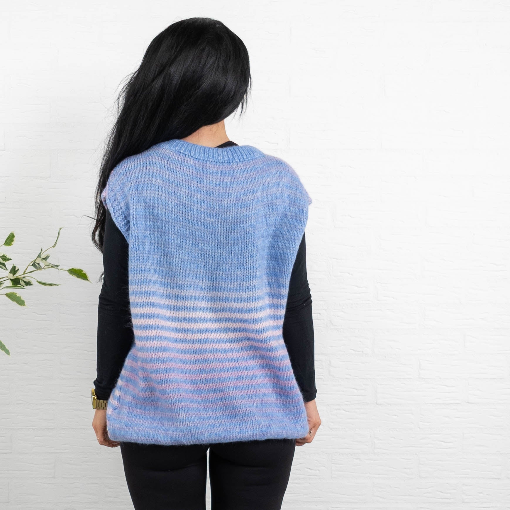 Grace strikvest, Lyseblå