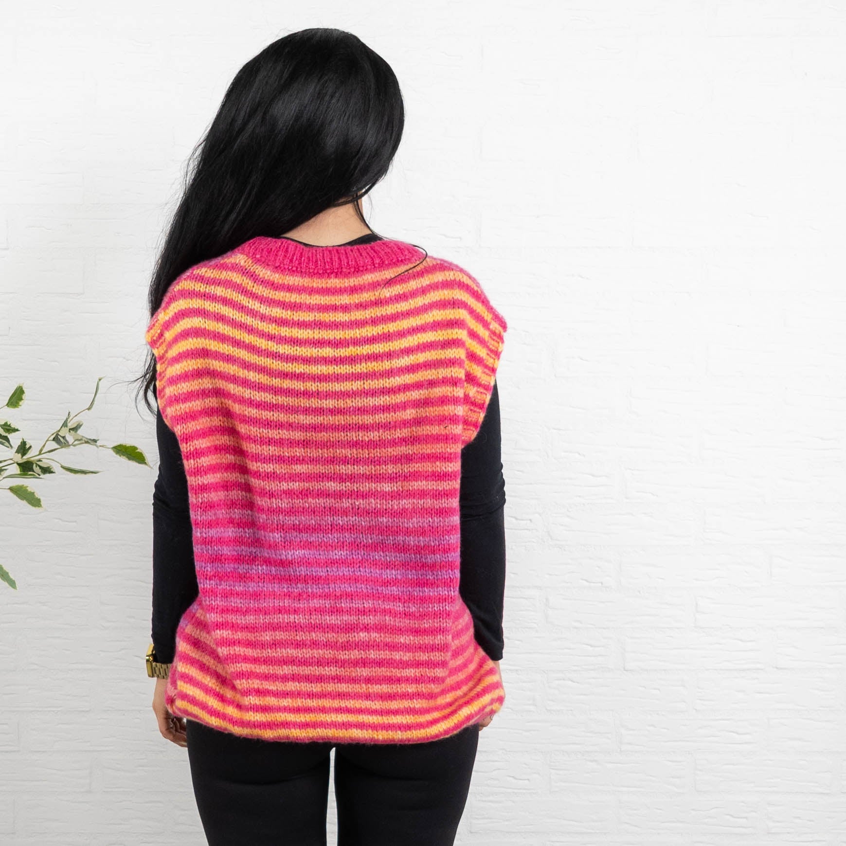 Grace strikvest, Pink