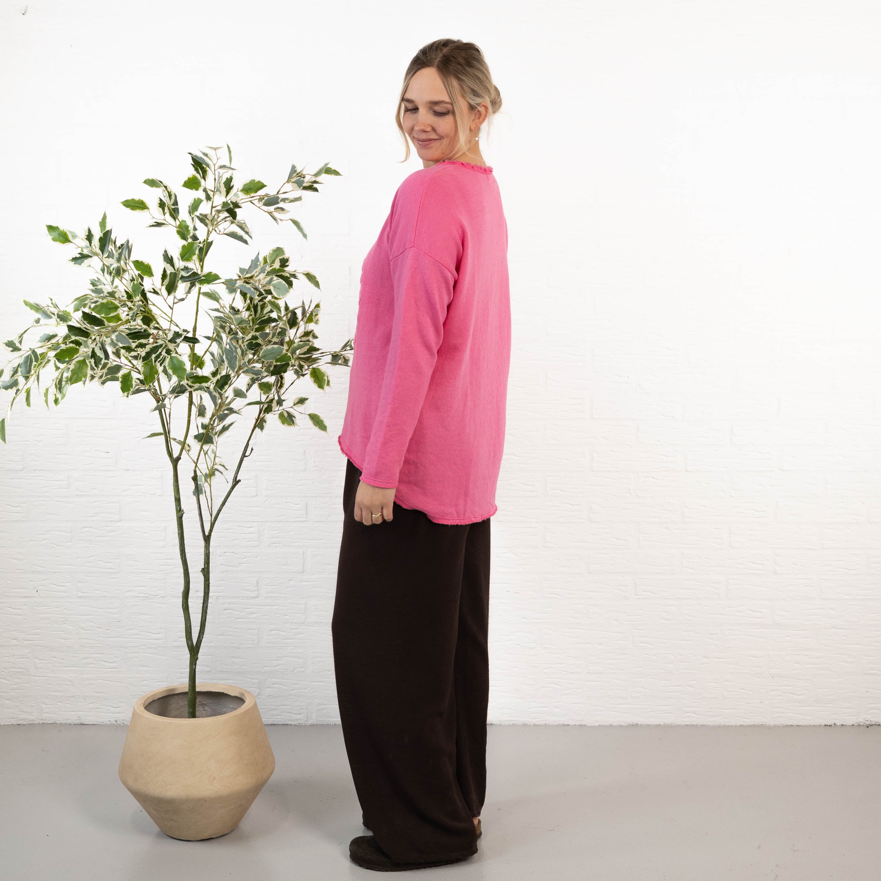 Amber sweatshirt, Pink