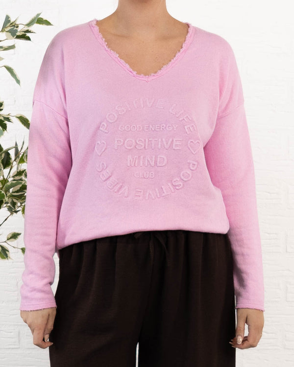 Amber sweatshirt, Lyserød