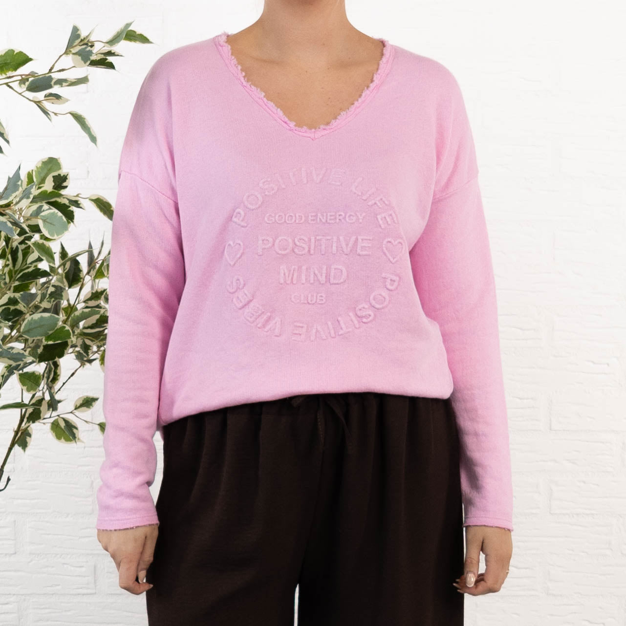 Amber sweatshirt, Lyserød