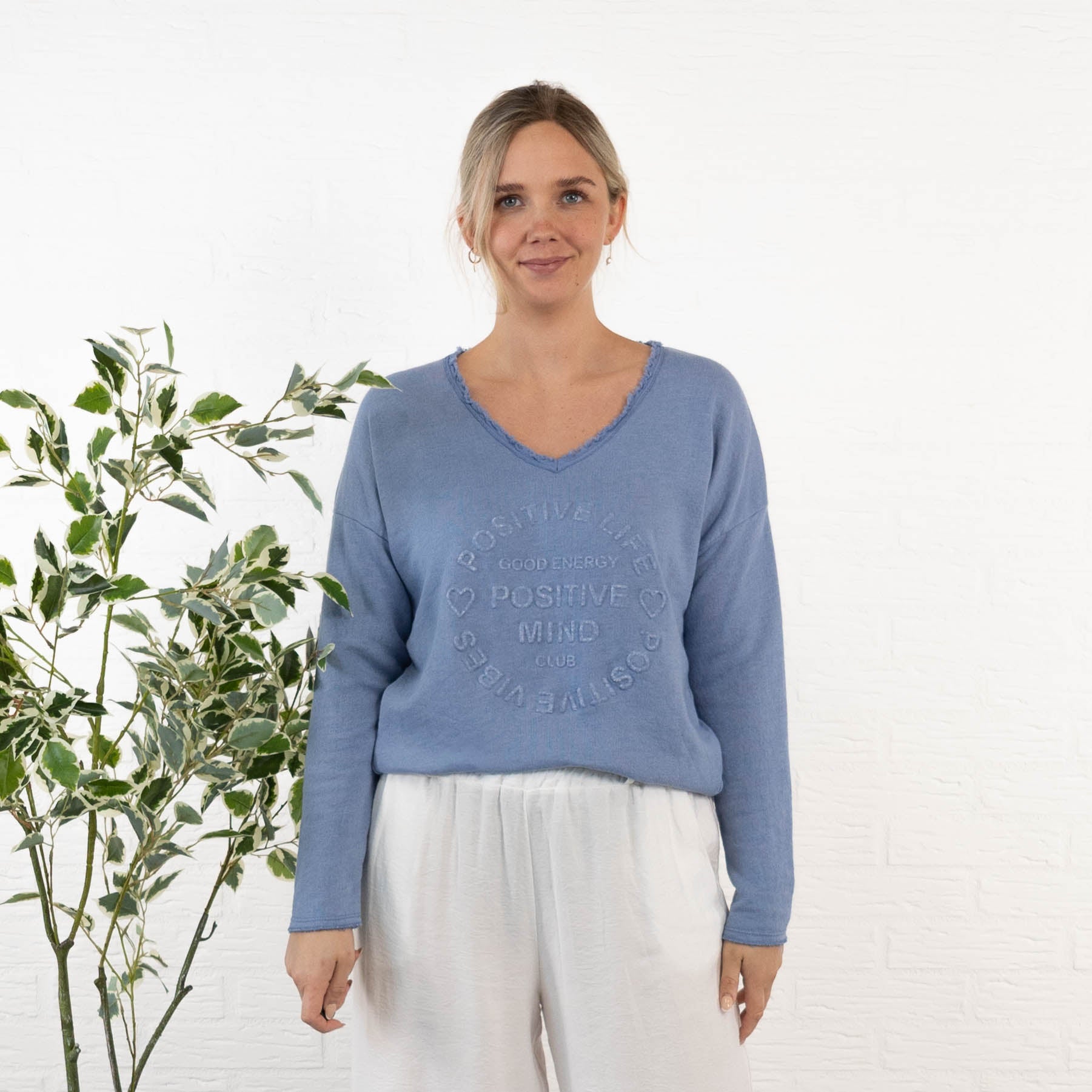 Amber sweatshirt, Blå