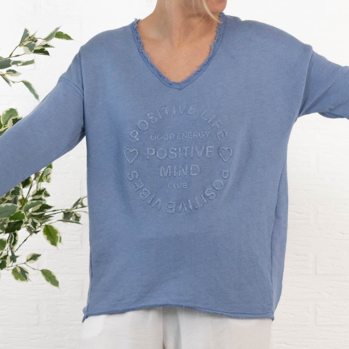 Amber sweatshirt, Blå