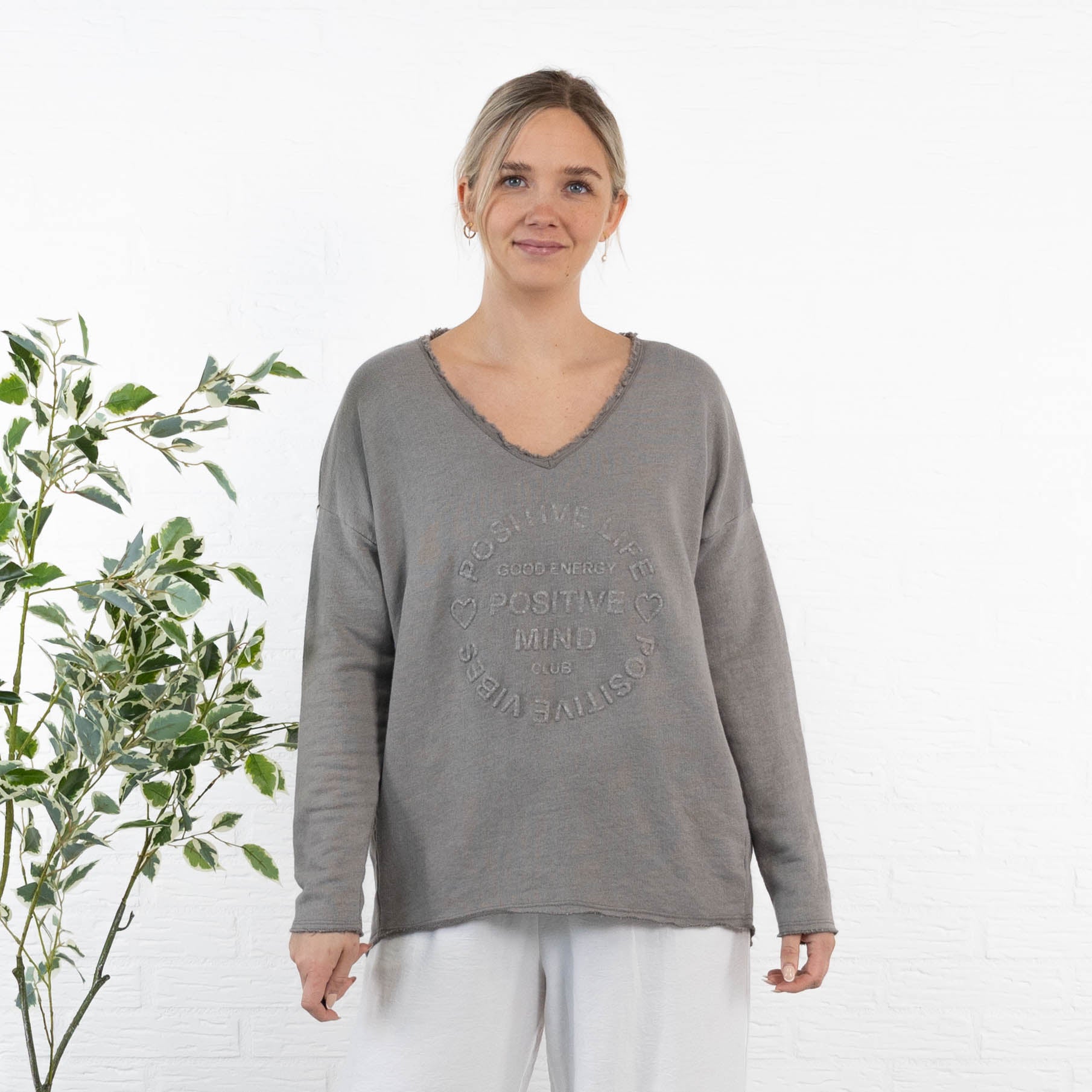 Amber sweatshirt, Taupe