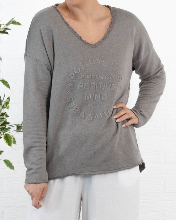 Amber sweatshirt, Taupe