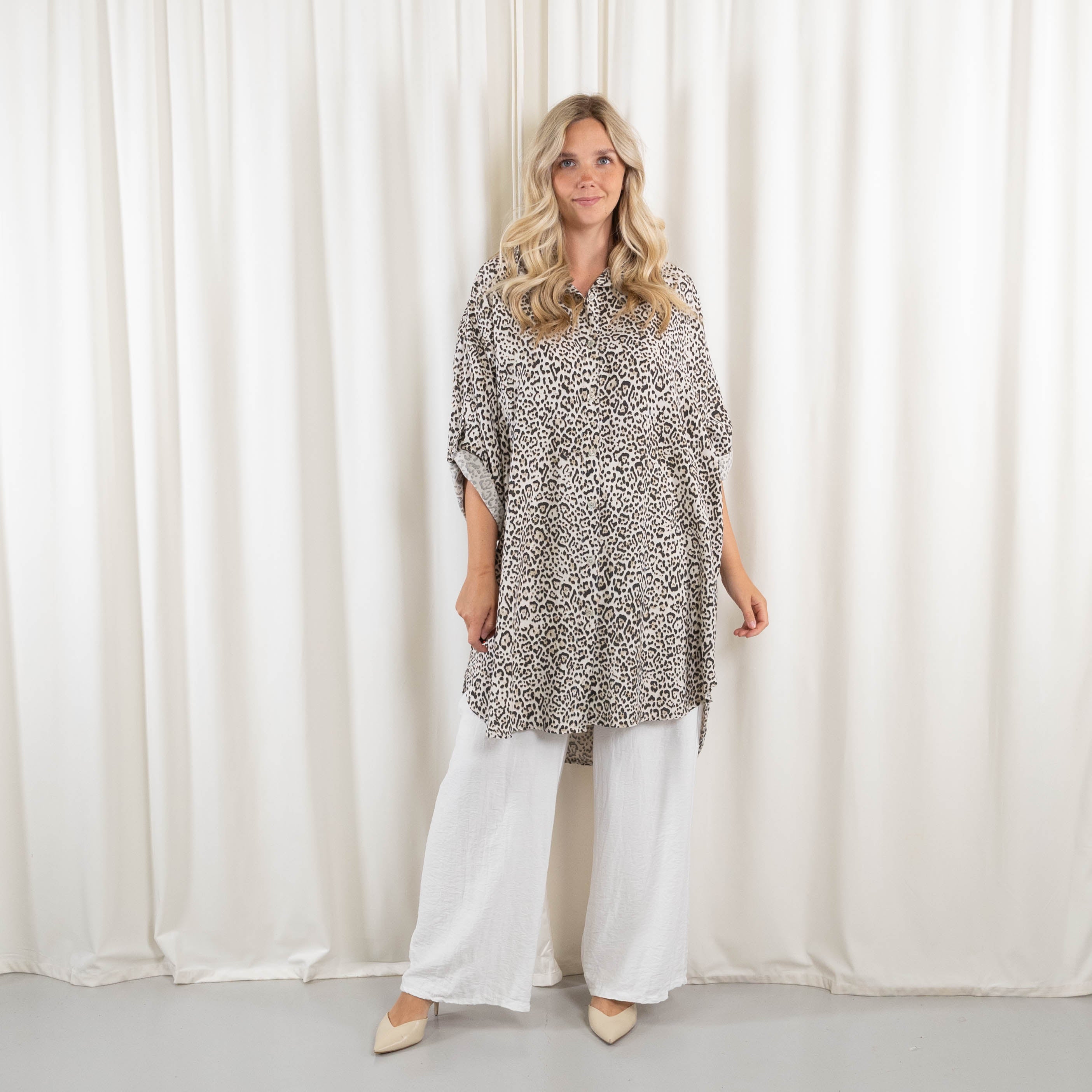 Barbara tunika/kjole, Beige
