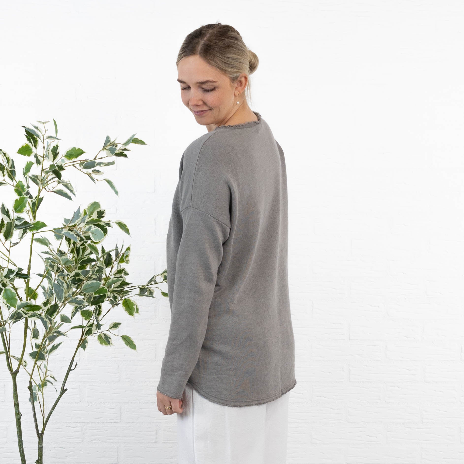Amber sweatshirt, Taupe