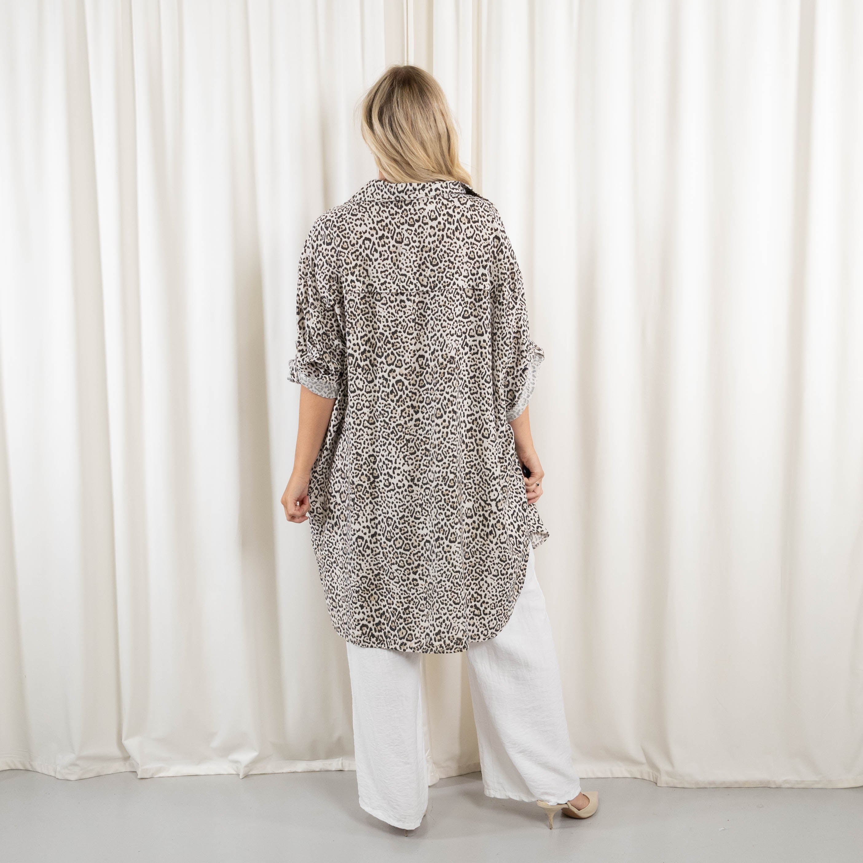 Barbara tunika/kjole, Beige