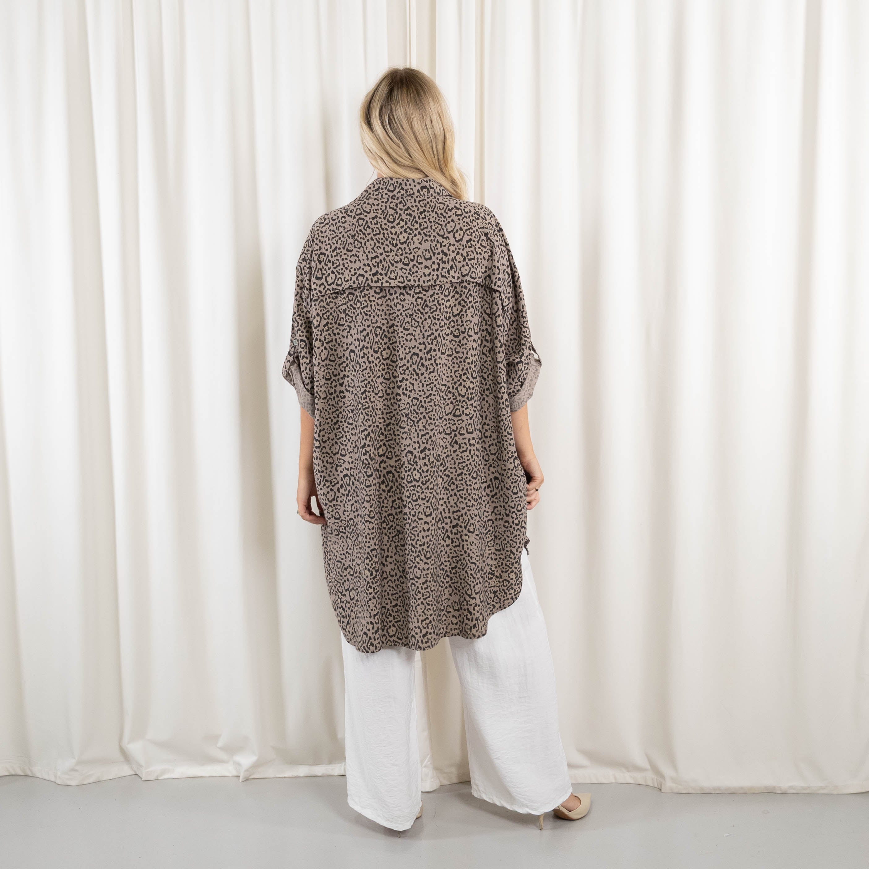Barbara tunika/kjole, Taupe