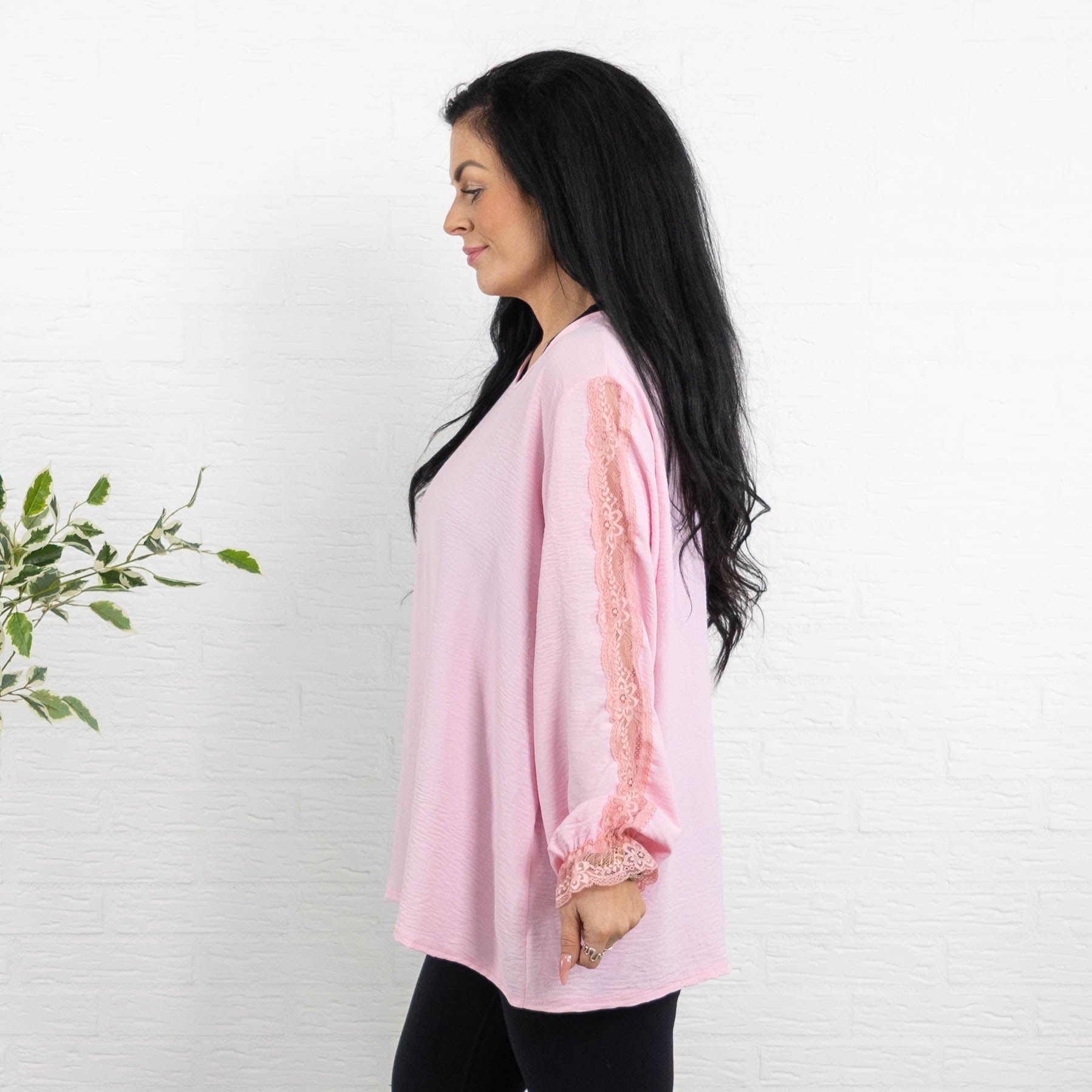 Tiffany overdel, Lyserød