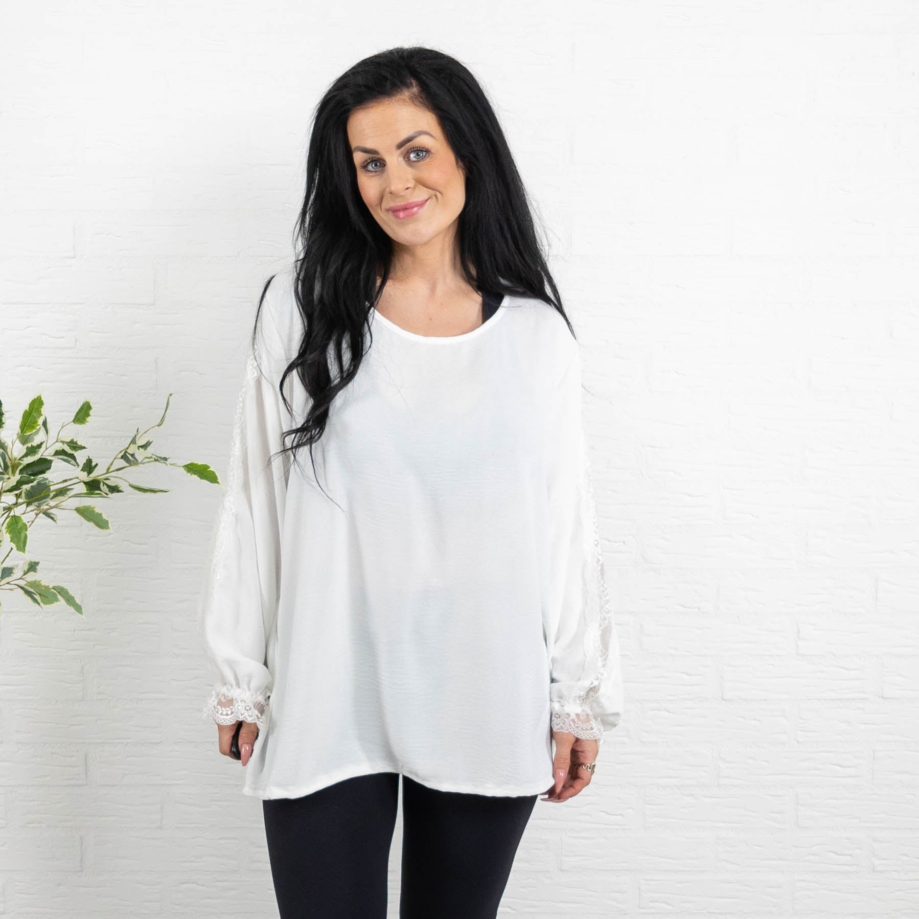 Tiffany overdel, Hvid