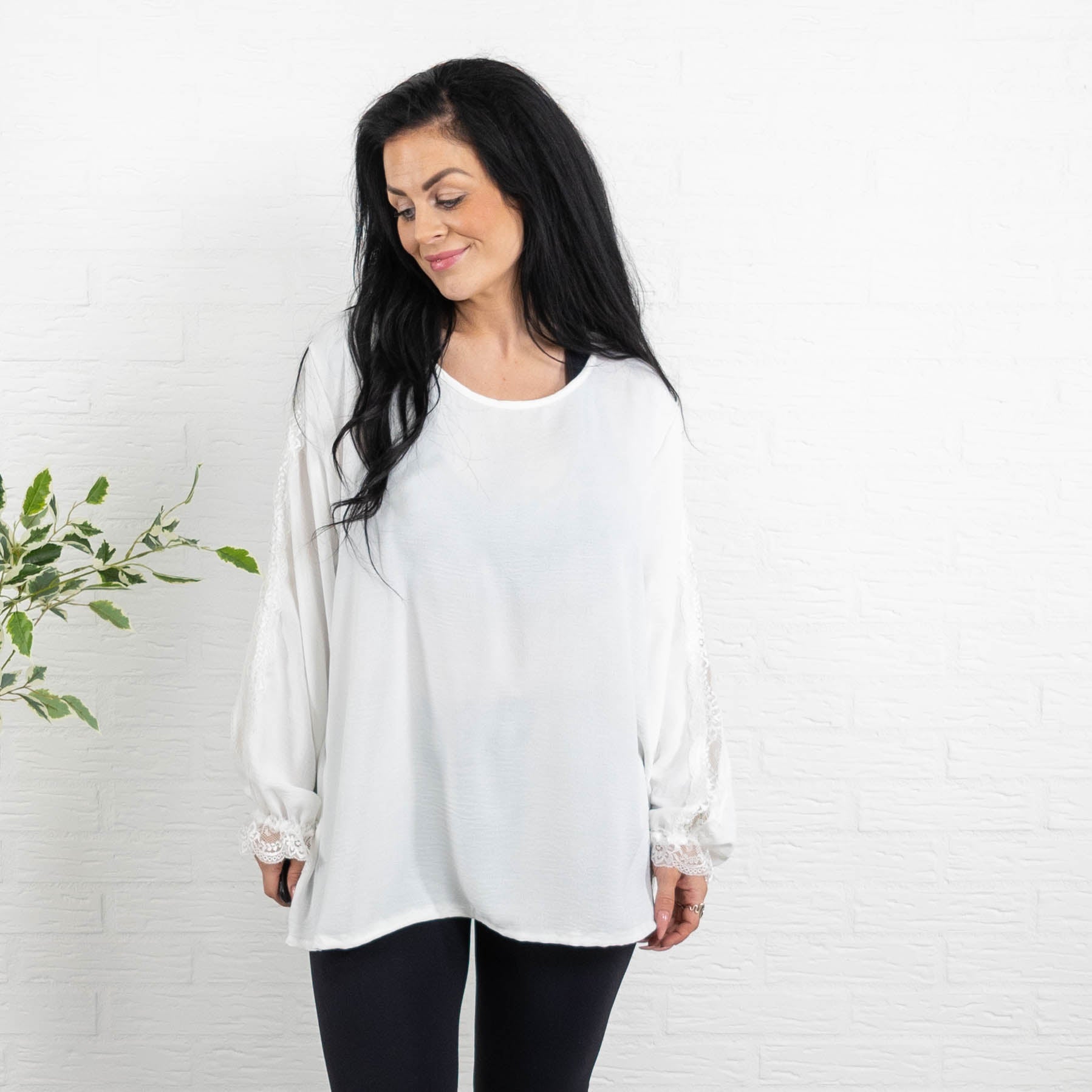 Tiffany overdel, Hvid