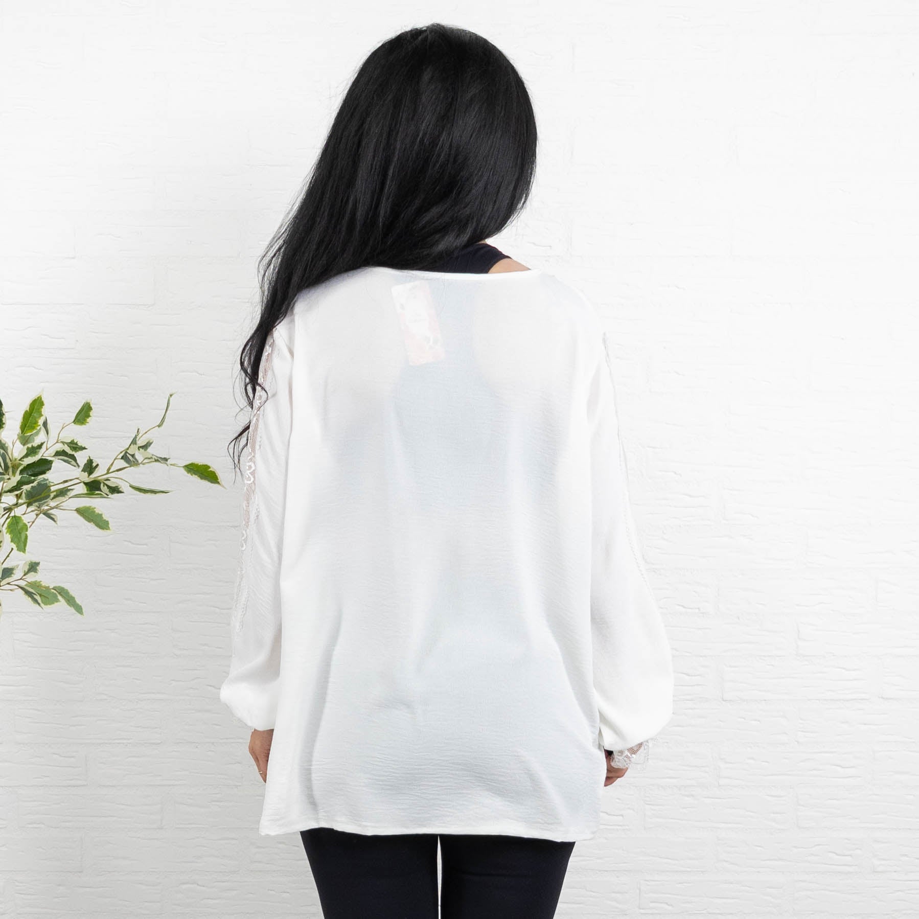 Tiffany overdel, Hvid