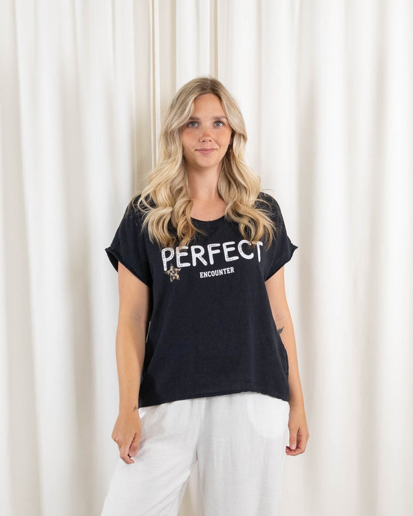 Perfect t-shirt, Sort