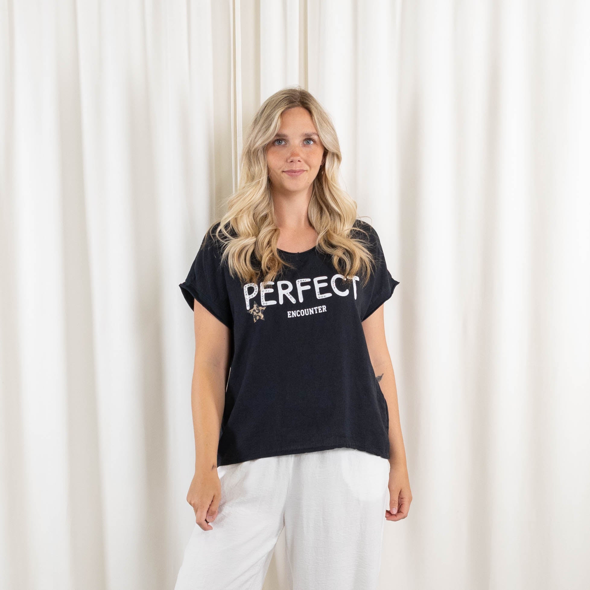 Perfect t-shirt, Sort