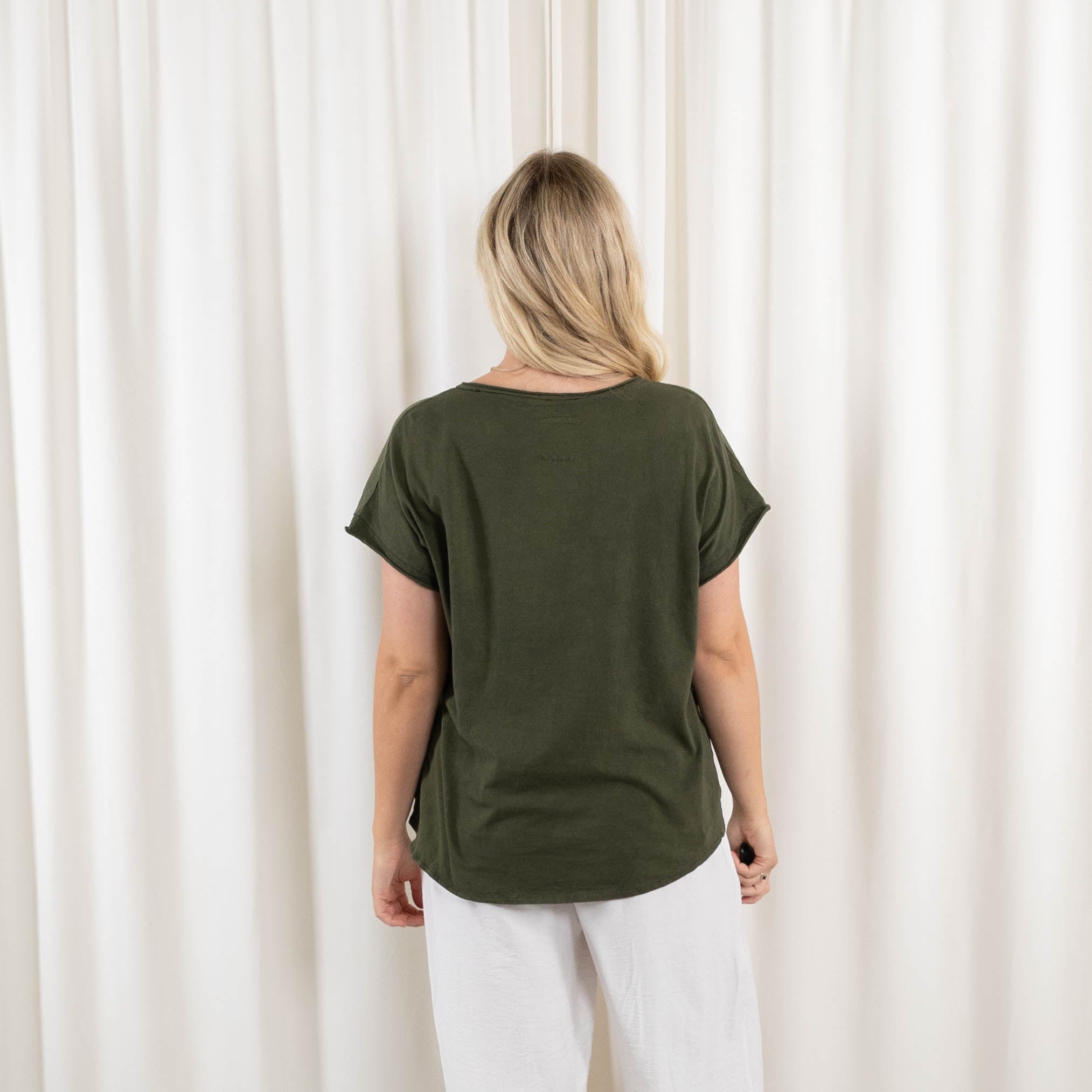 Perfect t-shirt, Mørk khaki