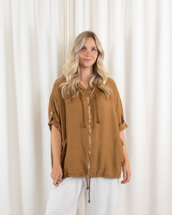 Jenny cardigan, Camel