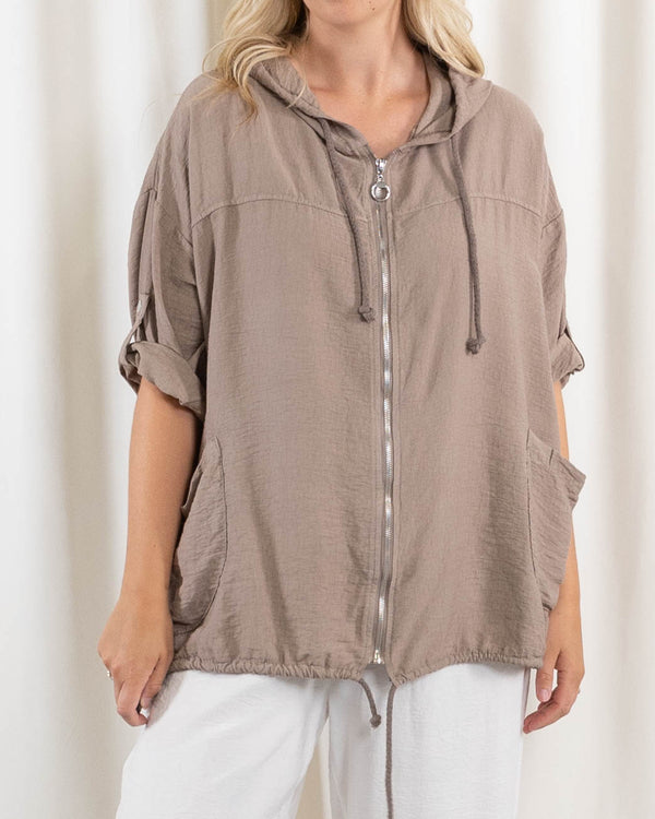 Jenny cardigan, Taupe