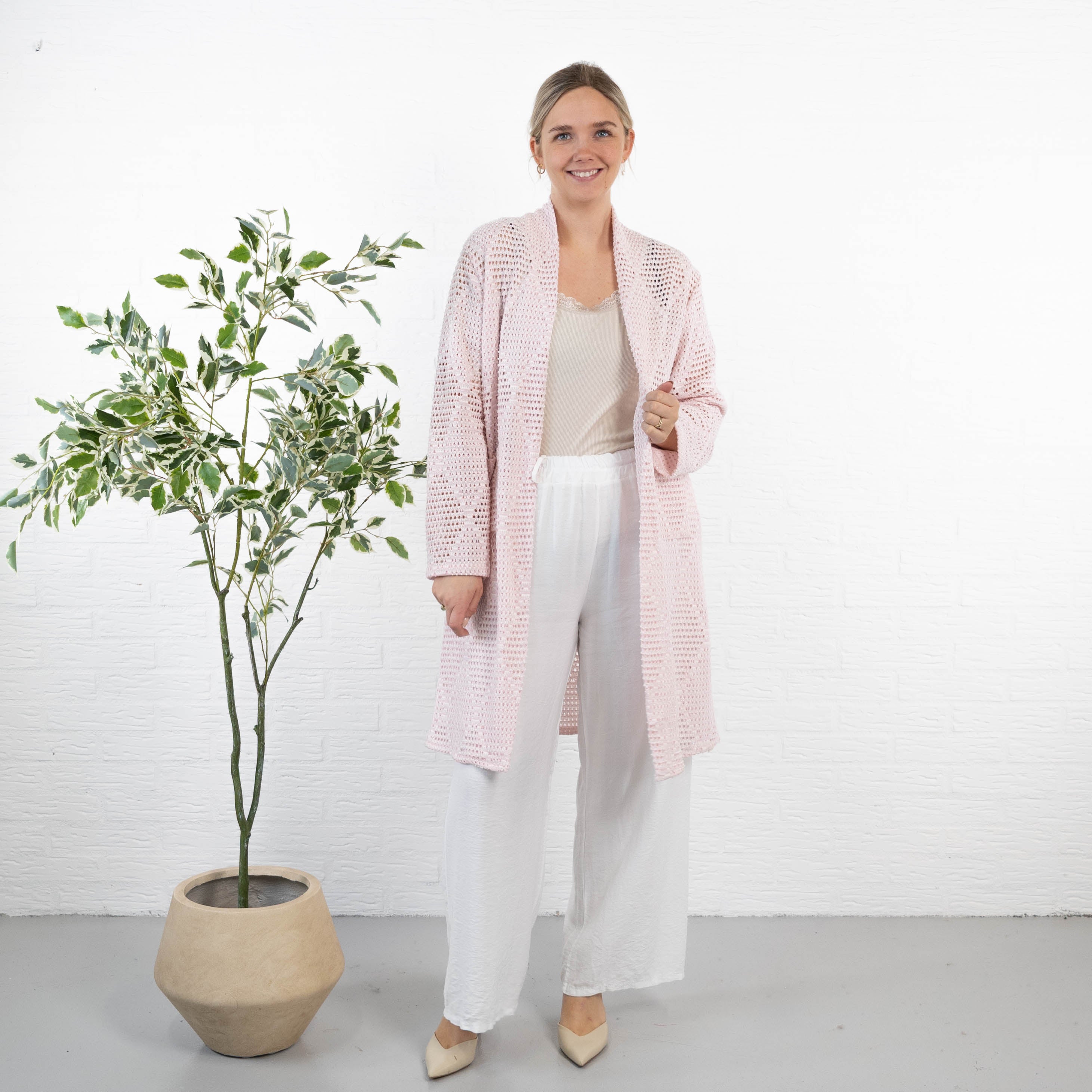 Daisy cardigan, Rosa