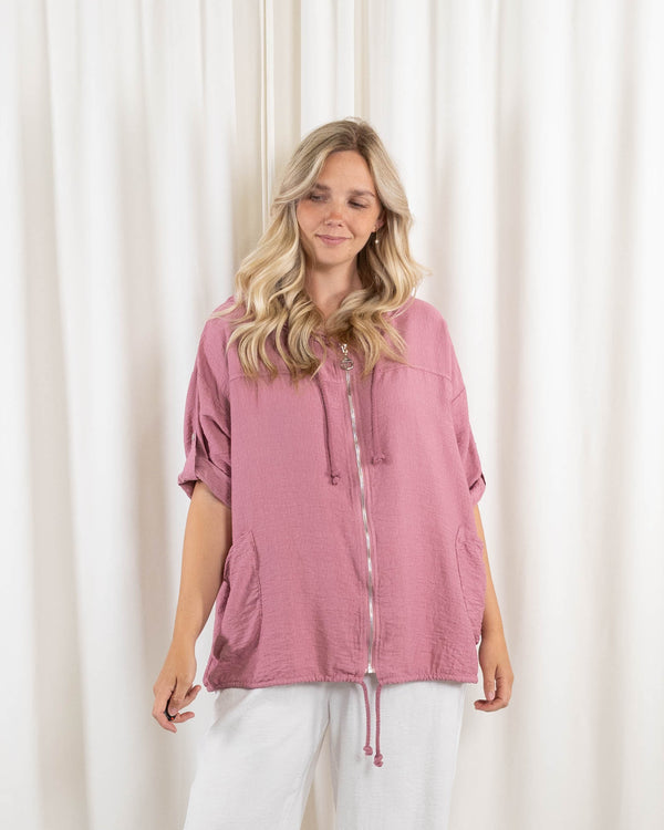 Jenny cardigan, Old rose