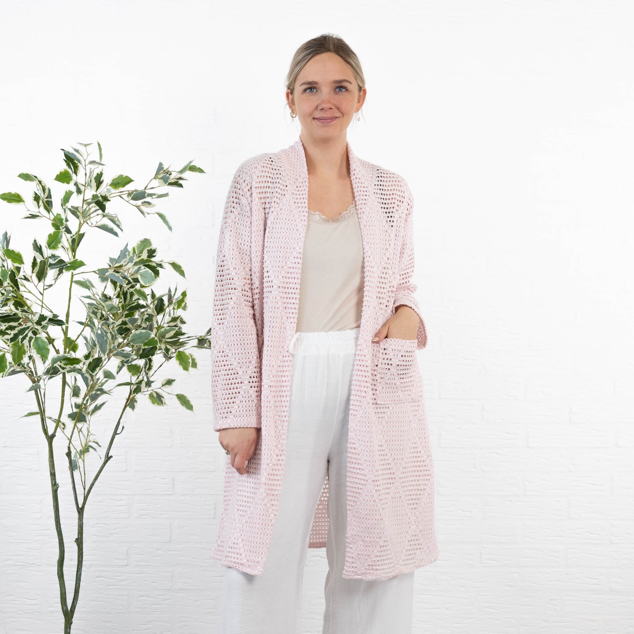 Daisy cardigan, Rosa