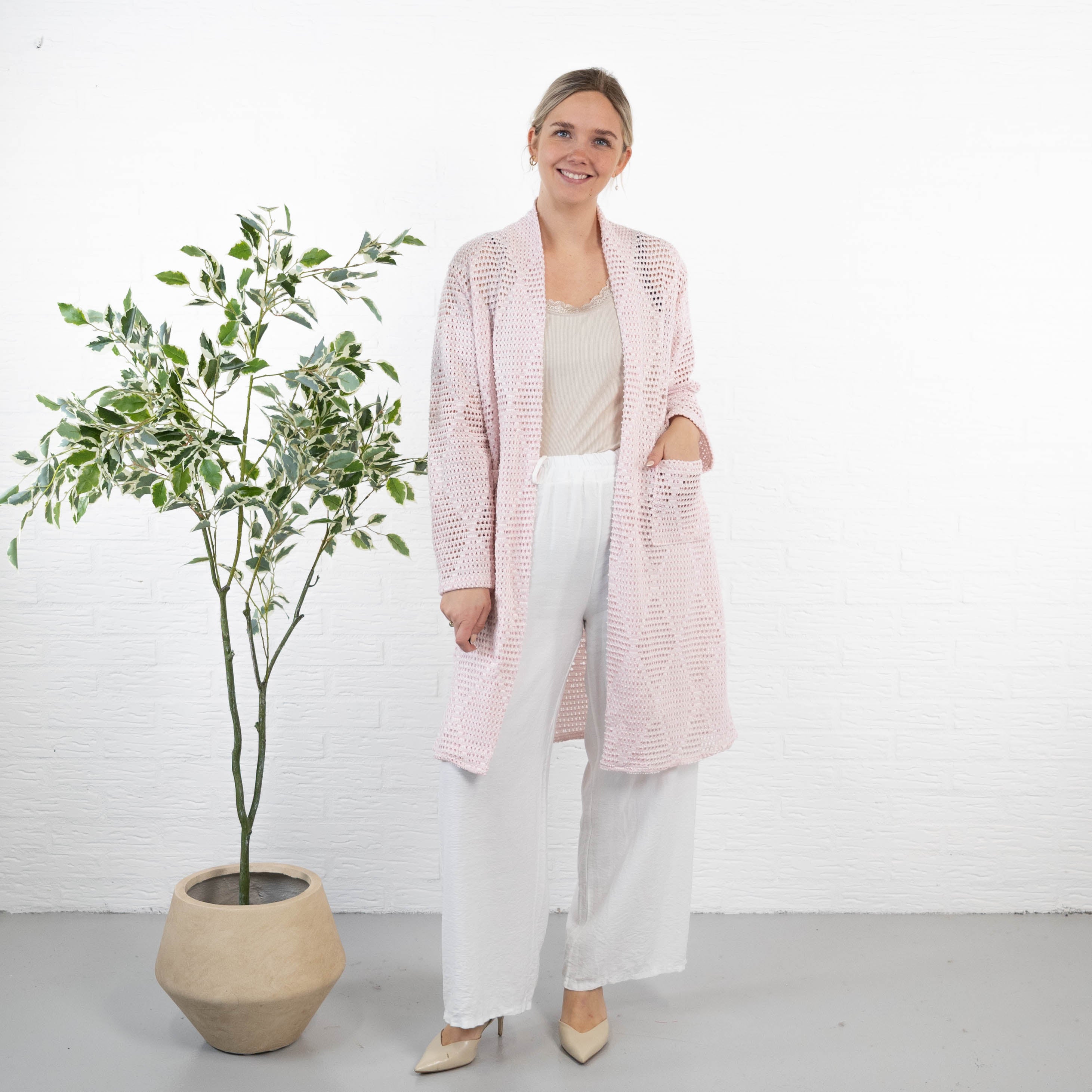 Daisy cardigan, Rosa