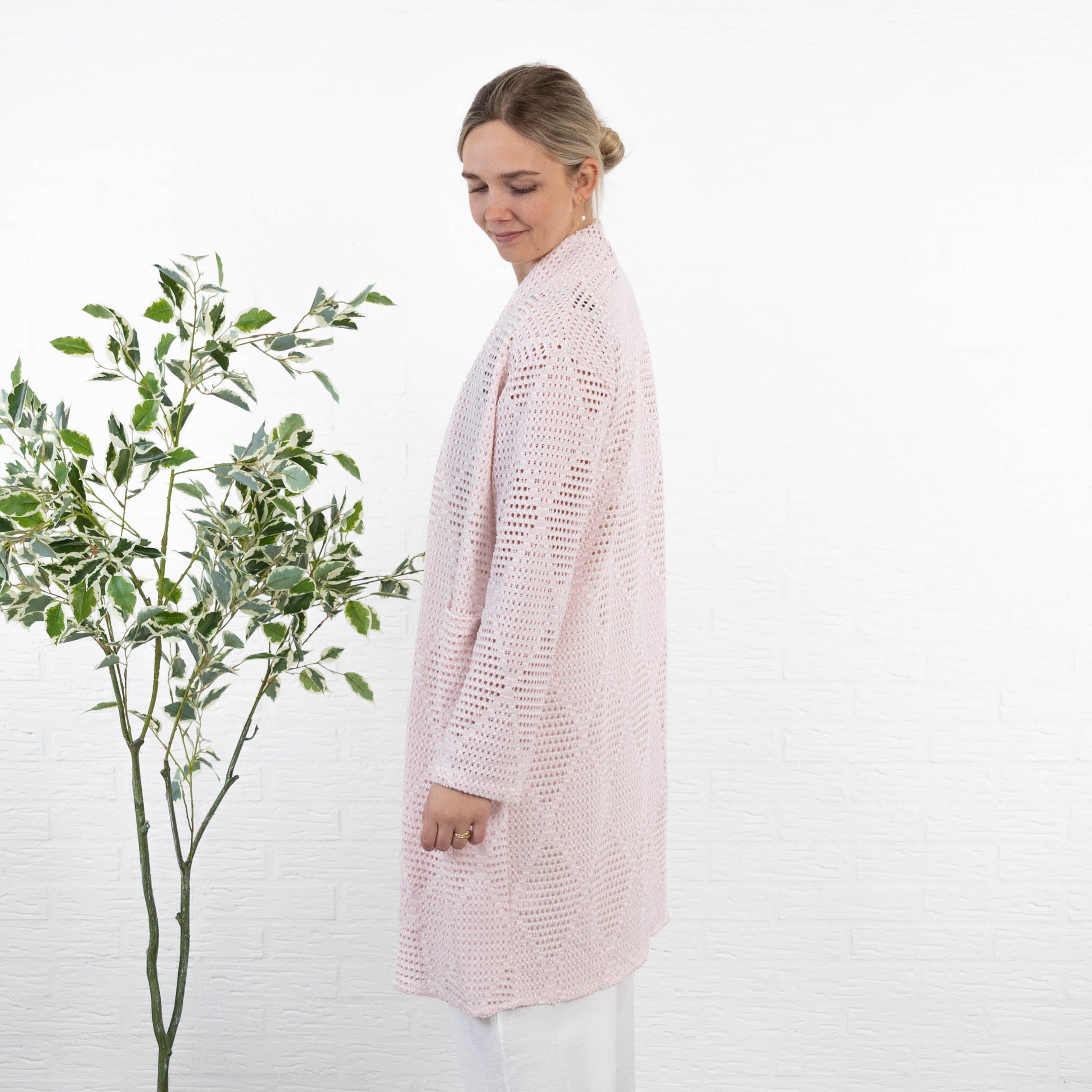 Daisy cardigan, Rosa