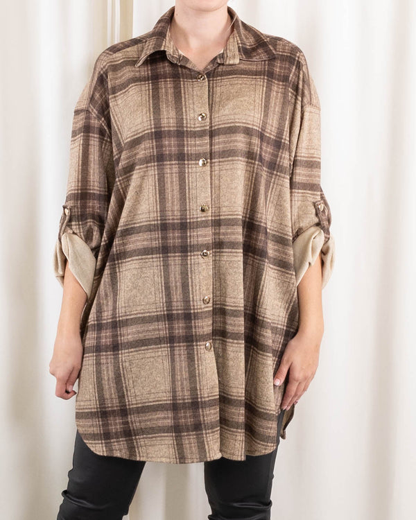 Lynn skjorte, Taupe