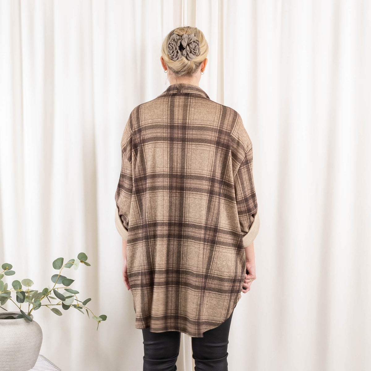 Lynn skjorte, Taupe