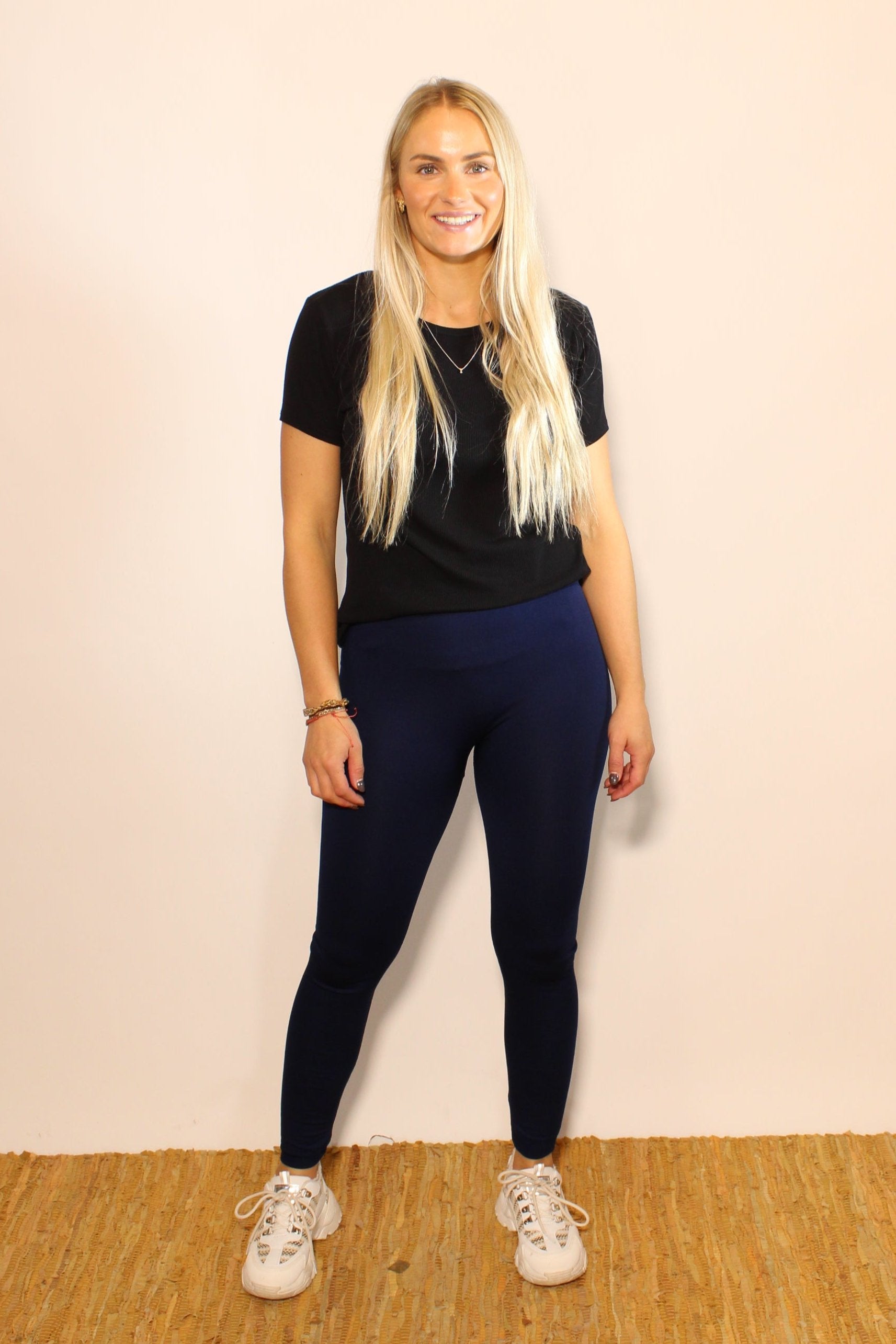 Alissa termo leggings (lille), Navy