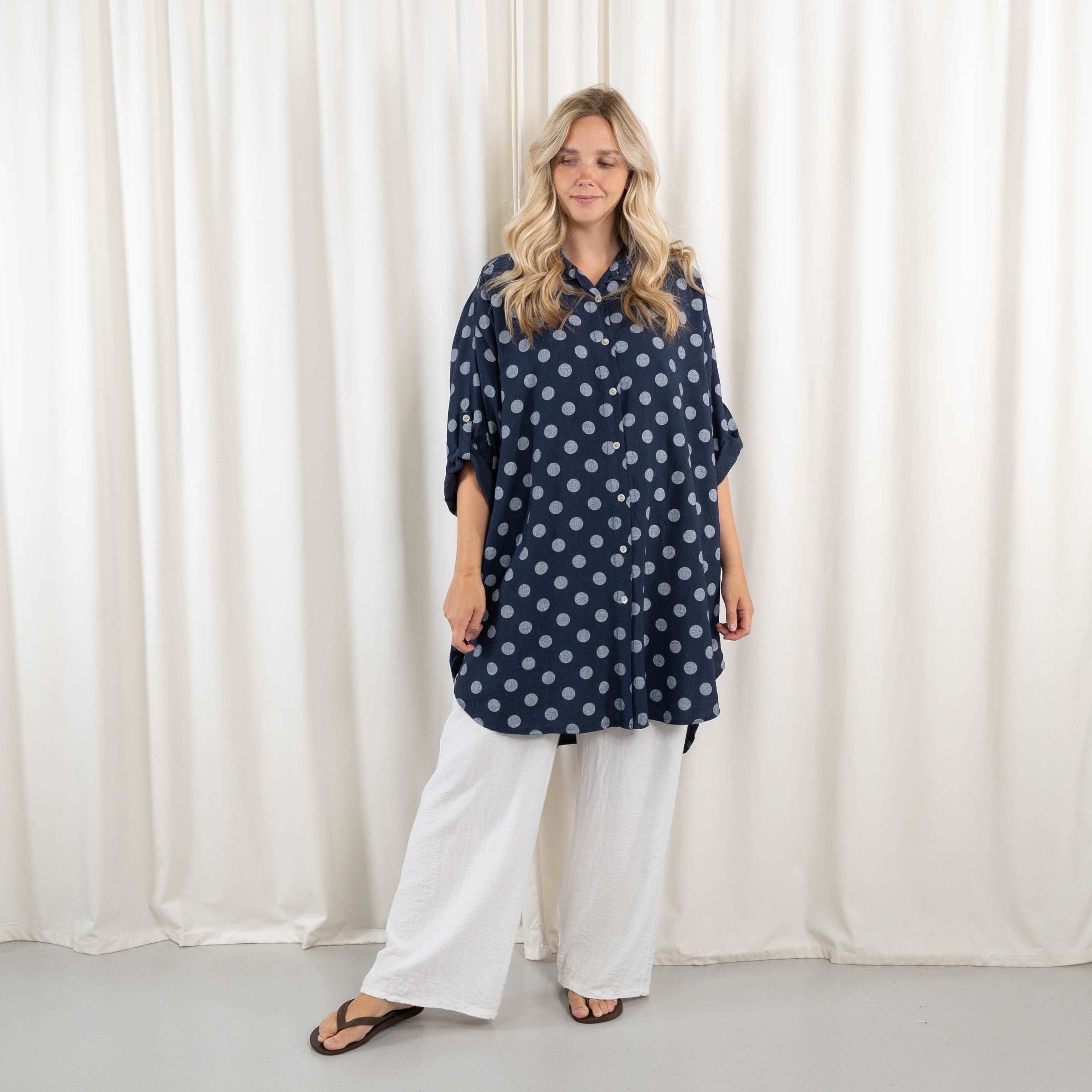 Stine tunika/kjole, Navy