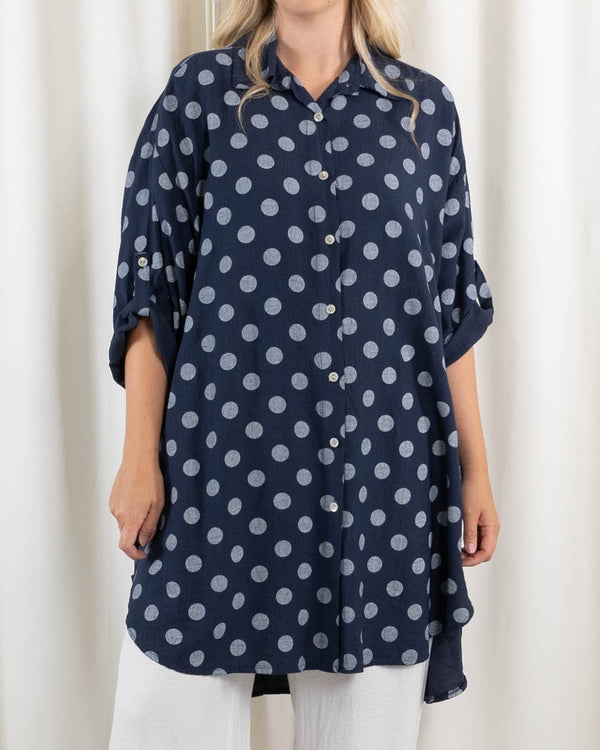 Stine tunika/kjole, Navy
