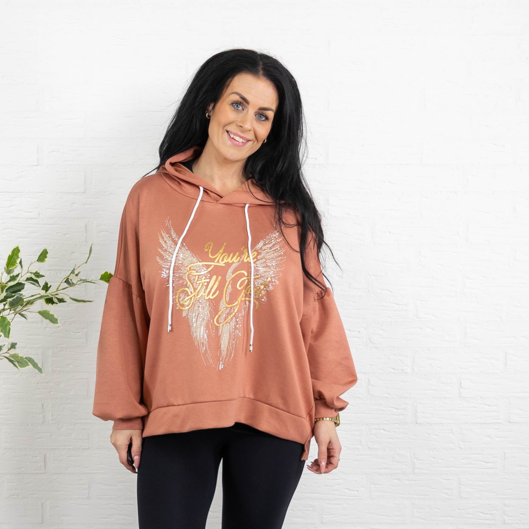 Abigail sweatshirt, Mørk rosa