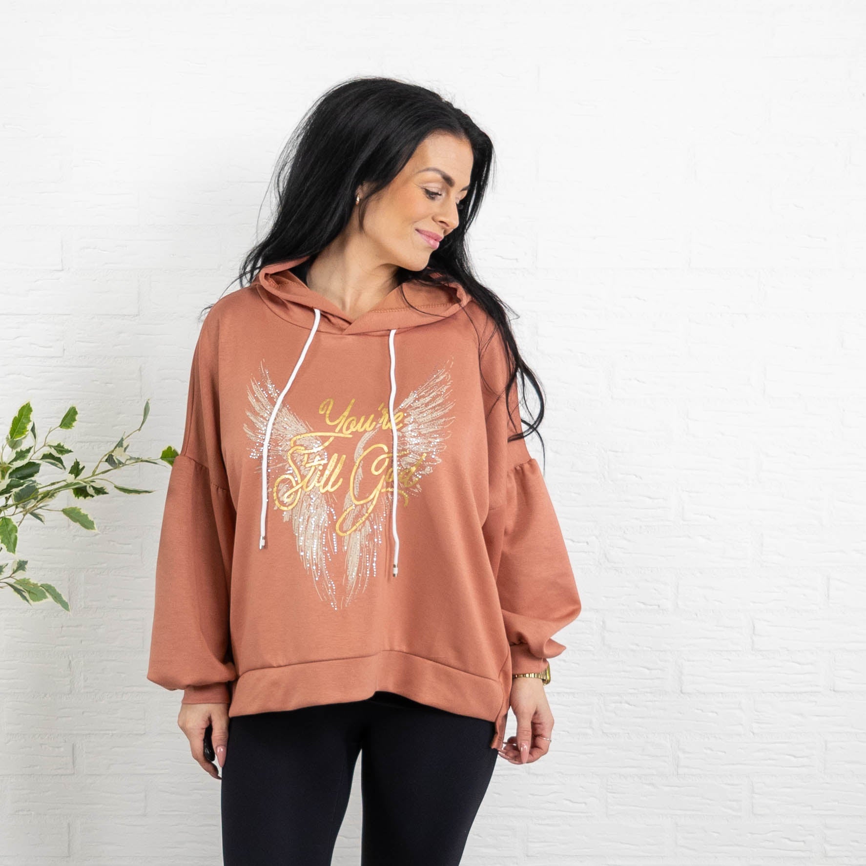 Abigail sweatshirt, Mørk rosa