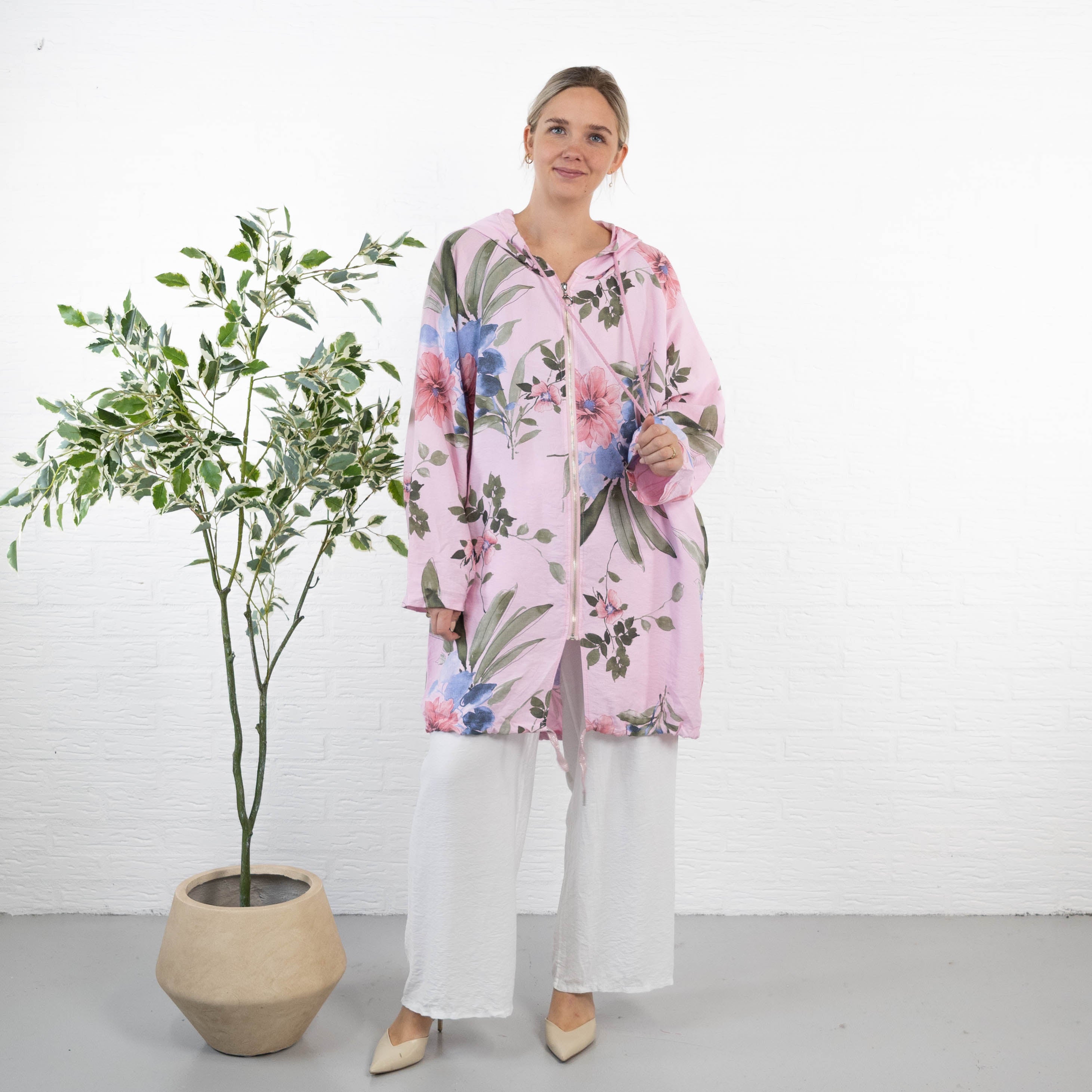 Claire cardigan, Lyserød