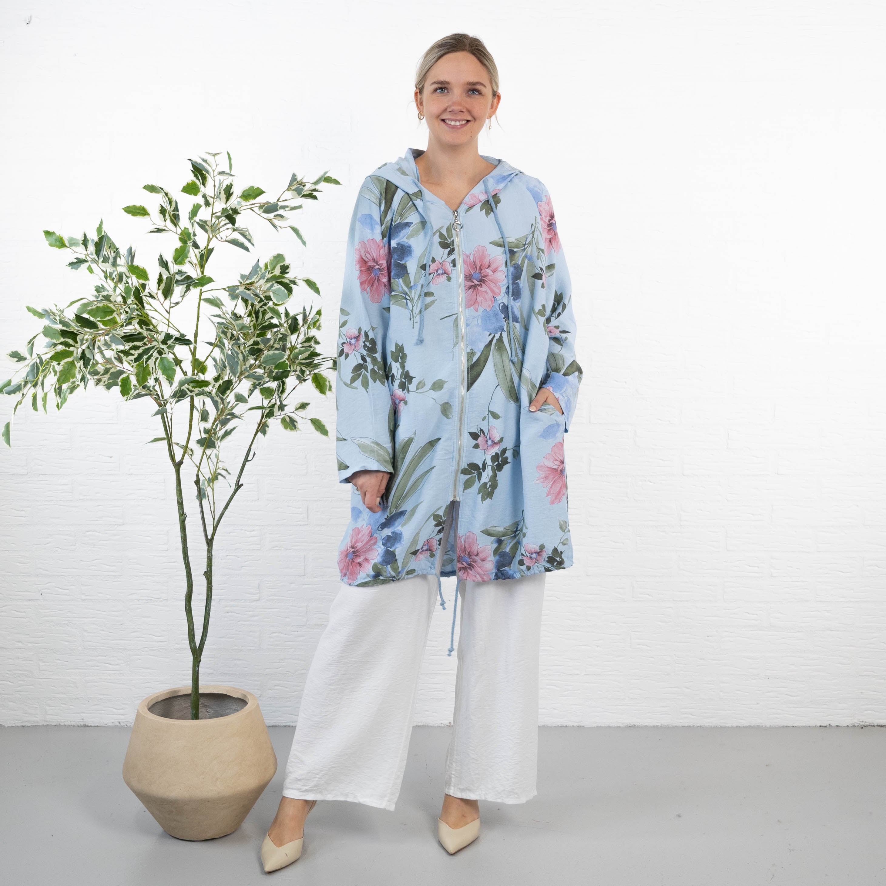 Claire cardigan, Lyseblå