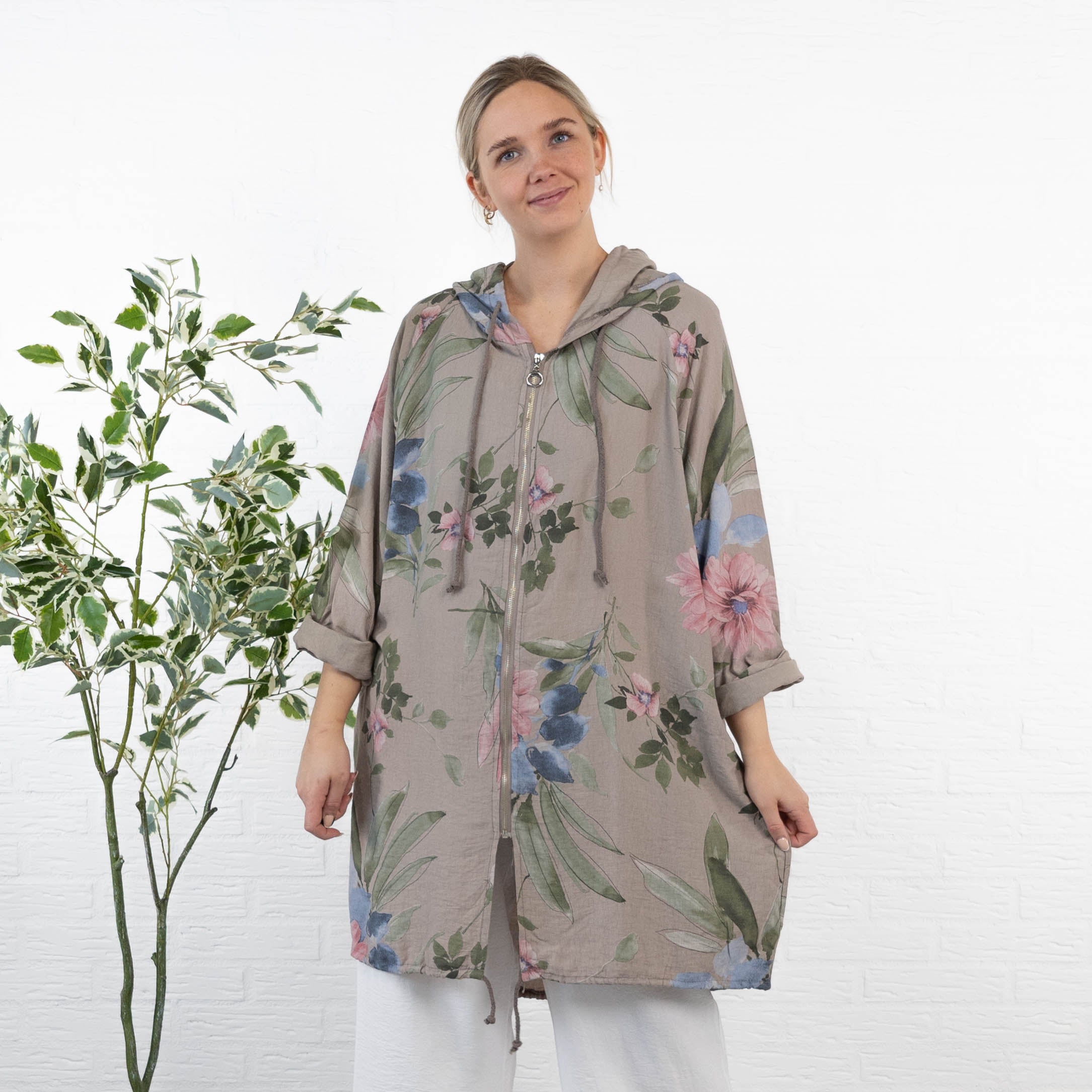 Claire cardigan, Taupe