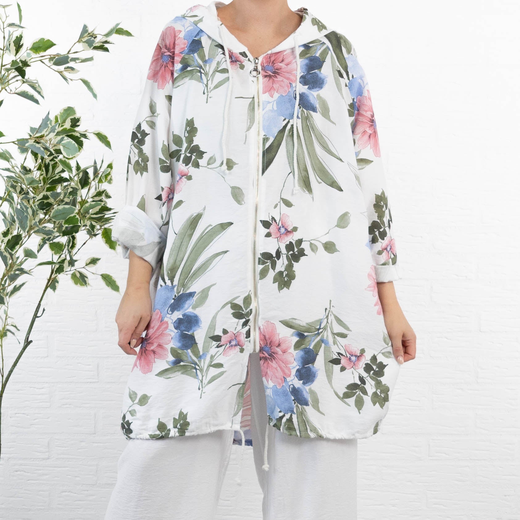 Claire cardigan, Hvid