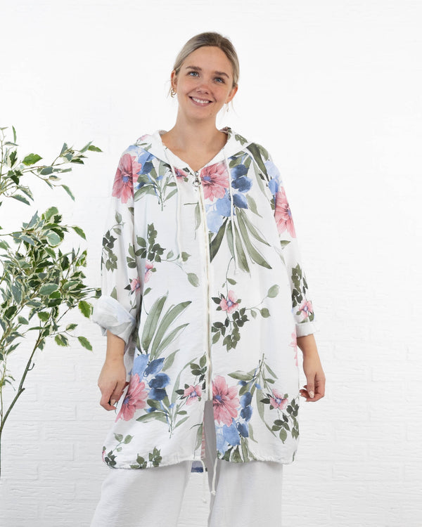 Claire cardigan, Hvid