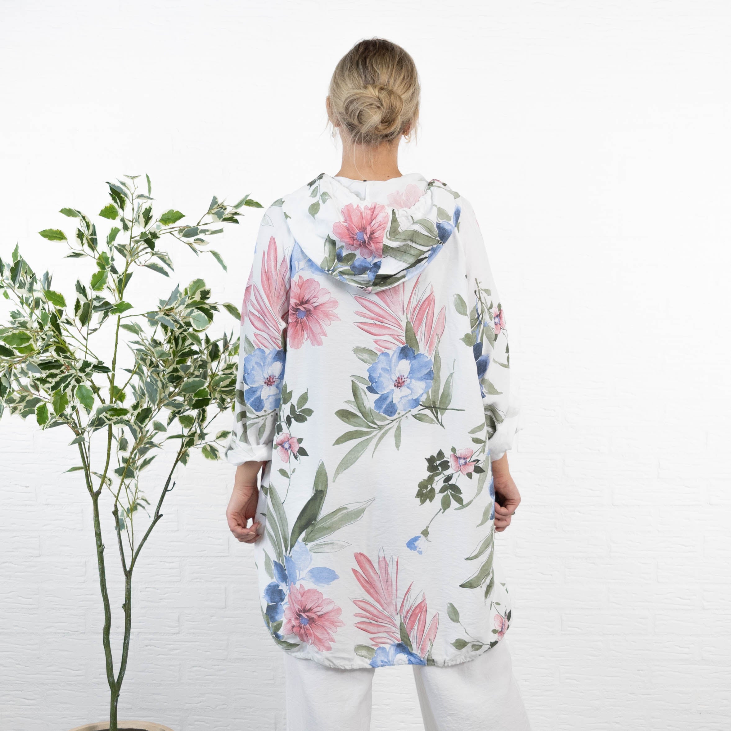 Claire cardigan, Hvid