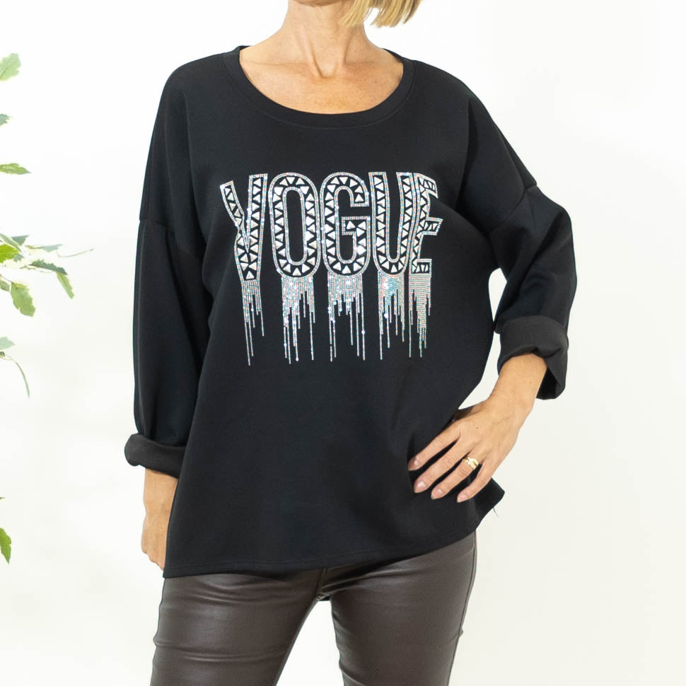 Winnie sweatshirt, Sort